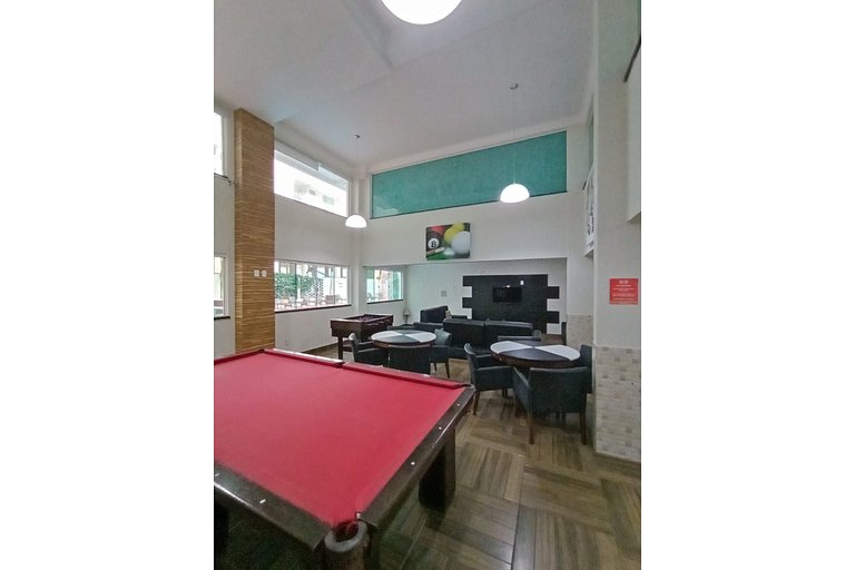 SUM-230 Lindo apto em área residencial com piscina