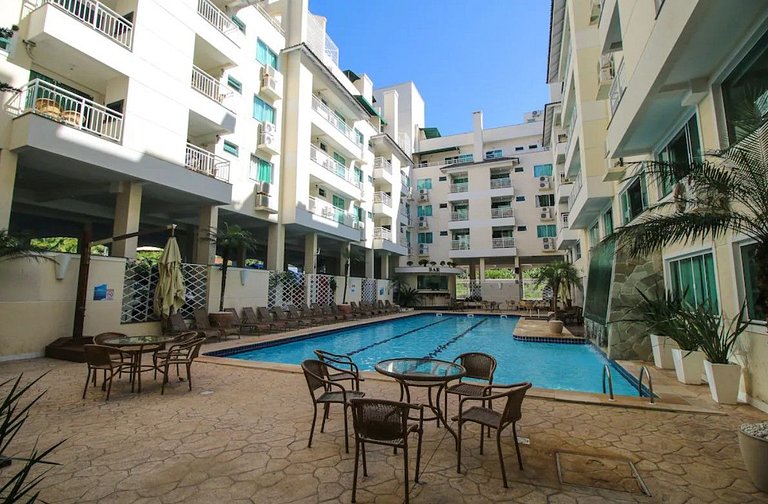 SUM 253 Hermoso dpto en residencial con Piscina y sala de ju