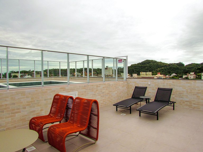 VDC-225 Moderno apartamento estúdio a poucos metros do mar d