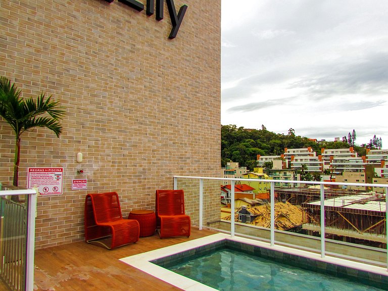 225-VDC Apart Hotel Vila do centro, Monoambiente con cocina