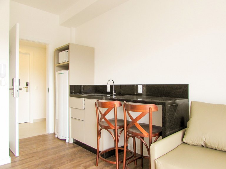 VDC-225 Apartamento estúdio com cozinha e sofá-cama para 2 a