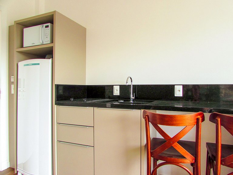 VDC-225 Apartamento estúdio com cozinha e sofá-cama para 2 a