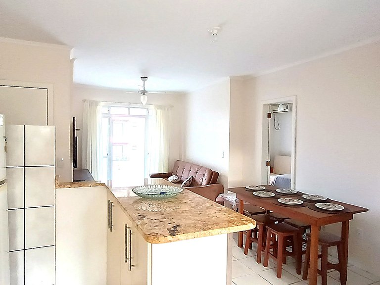 301 PP Confortable dpto 2 dorm 190m Av.Ppal Bombas