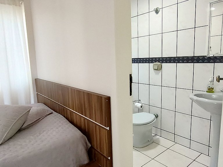 ROS-301 Confortável Apto 2q 190m da Av.Ppal Bombas