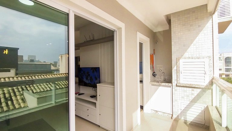 MDV-103 Fabuloso Apto à 80m da praia Canto Grande