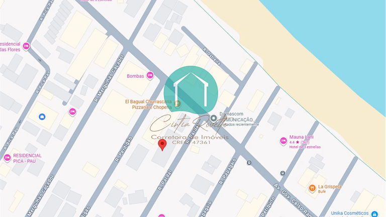 LM-302 Dpto con vista al mar de Bombas