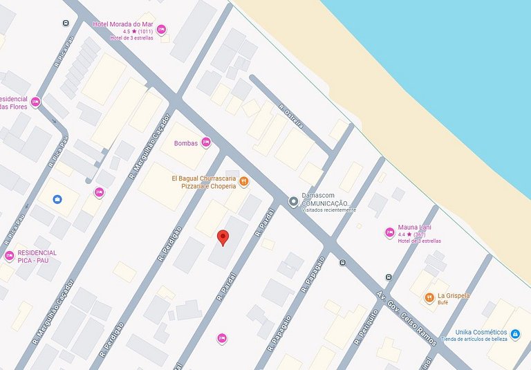 LM-306 Apto com vista para o mar em Bombas