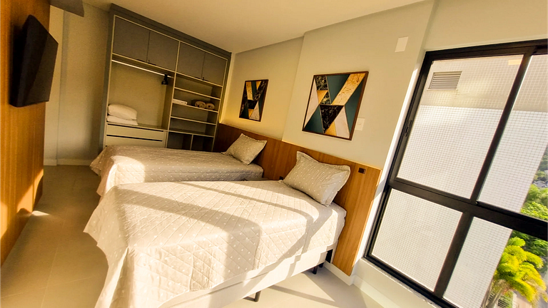 MR-301 Apartamento amplo no centro de Bombinhas